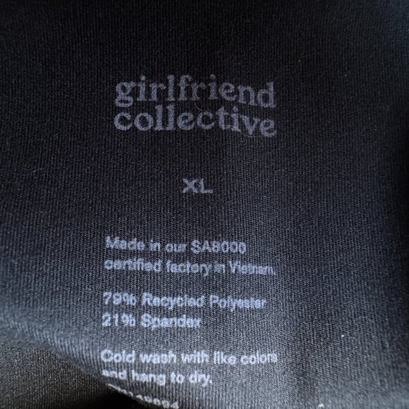 NWT Girlfriend Collective Black Stretch Cami Unitard in Women's X-Large - Picture 12 of 13